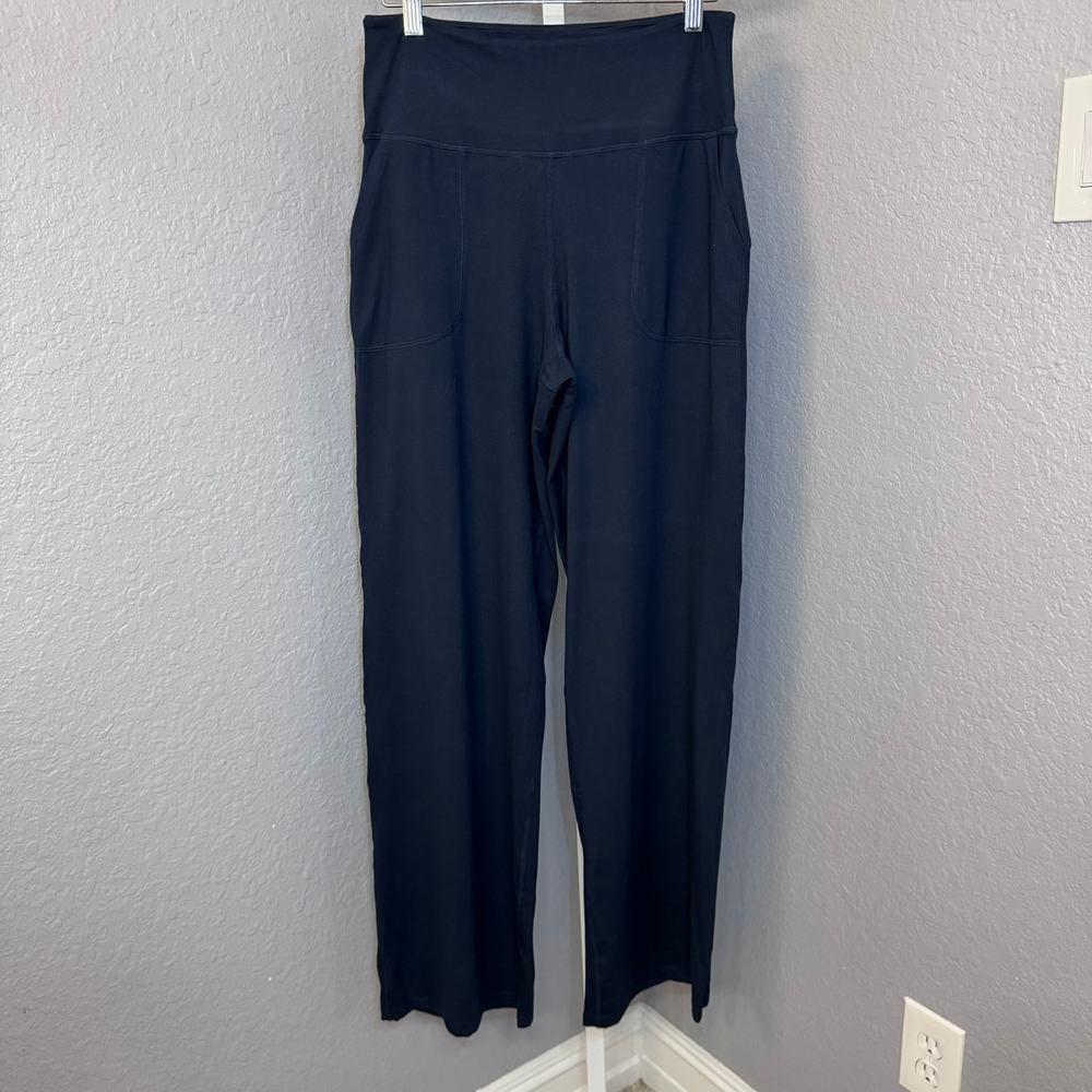 Rae Mode Lot of 2 Women's Black and Blue Athletic Pants Size Large EUC
